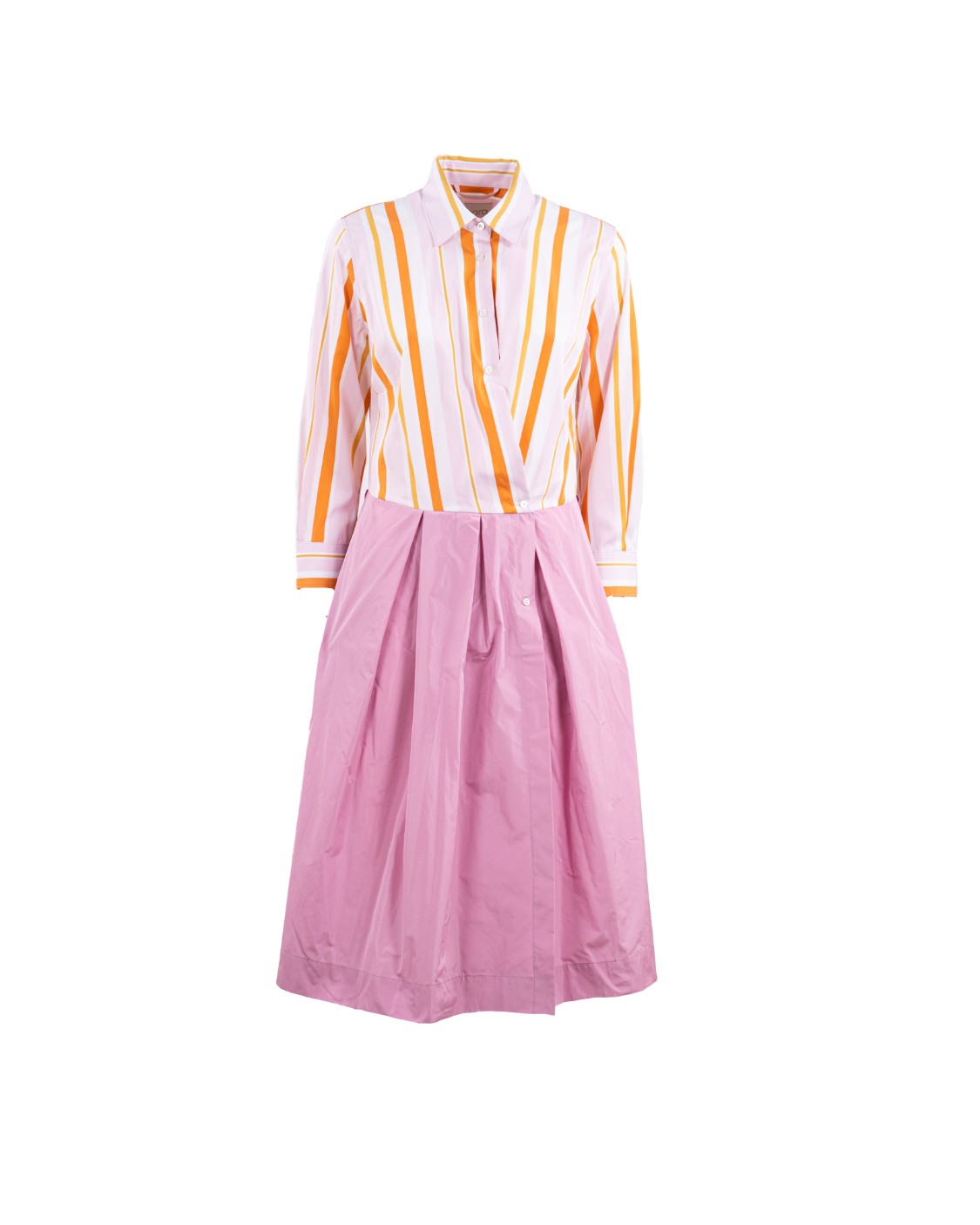 shop SARA ROKA  Abito: Sara Roka abito "Elenina" in cotone.
Maniche lunghe.
Colletto alla francese.
Abbottonatura diagonale sul davanti.
Composizione: 100% cotone.
Made in Italy.. ELENINA70 S1Q1373-CA number 7136143